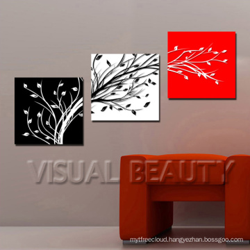 3 pieces trees wall painting arts